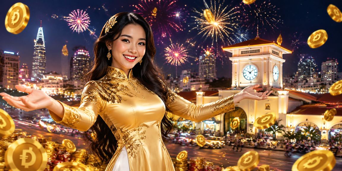 Người dùng tại TP.HCM thực hiện giao dịch tài chính trực tuyến với trang phục áo dài truyền thống